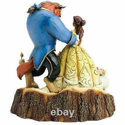 Jim Shore Disney Traditions La Beauté Et La Bête Sculptées Par La Figurine Du Cœur, 7.75