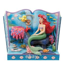 Jim Shore Disney Traditions La Petite Sirène Figurine Livre d'Histoire 6014323 NIB