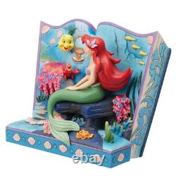 Jim Shore Disney Traditions La Petite Sirène Figurine Livre d'Histoire 6014323 NIB