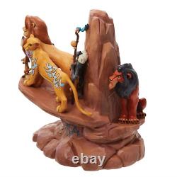 Jim Shore Disney Traditions Le Roi Lion sculpté dans la pierre figurine 6014329 neuf en boîte