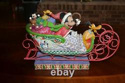 Jim Shore Disney Traditions Mickey & Pluto Rire Tout Le Chemin 14