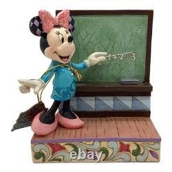 Jim Shore Disney Traditions Minnie Mouse Classe Acte Excellent État JAPON