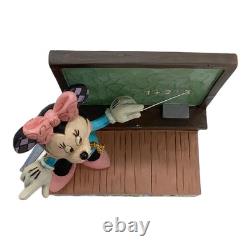 Jim Shore Disney Traditions Minnie Mouse Classe Acte Excellent État JAPON