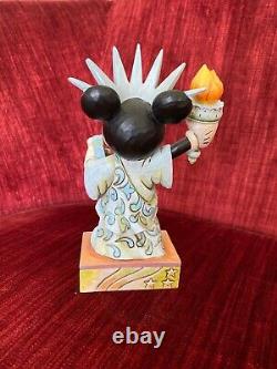 Jim Shore Disney Traditions Minnie Mouse Lady Liberty, État Parfait