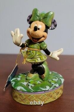 Jim Shore Disney Traditions Minnie Mouse Pouvoir Sur Un Shamrock #4037517
