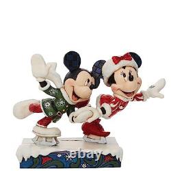 Jim Shore Disney Traditions Minnie et Mickey Mouse Patinage Artistique Figurine, 5 I