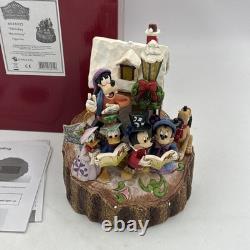 Jim Shore Disney Traditions Noël Mickey et ses amis Harmonie des fêtes Neuf en boîte<br/>