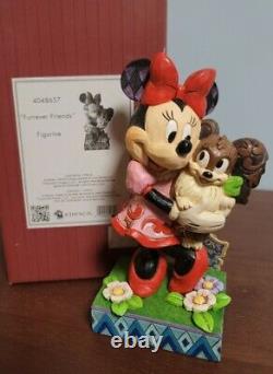 Jim Shore Disney Traditions Rare Furrever Friends #4048657 Minnie Mouse & Fifi