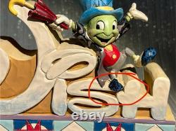 Jim Shore Disney Traditions SOUHAIT Jiminy Cricket RARE. Veuillez LIRE LA DESCRIPTION