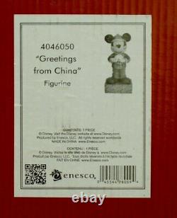 Jim Shore Disney Traditions Salutations De Chine Mickey Mouse #4046050 Nib