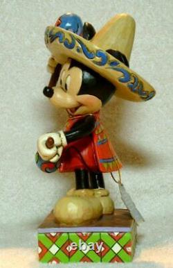 Jim Shore Disney Traditions Salutations Du Mexique Mickey Mouse #4043635 Nib