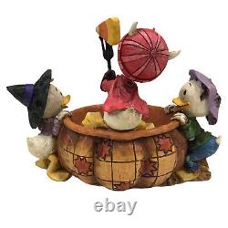 Jim Shore Disney Traditions Showcase Jouant des tours Partageant des friandises Halloween