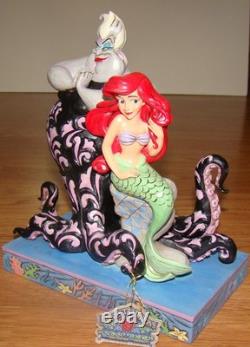 Jim Shore Disney Traditions Wicked Wishful (6010094) La Petite Sirène Ariel Ursula