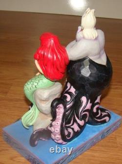Jim Shore Disney Traditions Wicked Wishful (6010094) La Petite Sirène Ariel Ursula