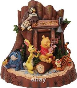 Jim Shore Disney Traditions Winnie l'Ourson M. Sanders Sculpté par le Cœur, NIB NOUVEAU