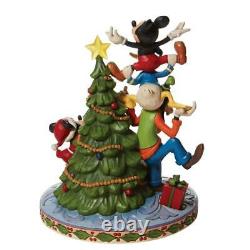 Jim Shore Disney Traditions'merry Tree Trimming' Fab 5 Arbre Décorateur 6008979