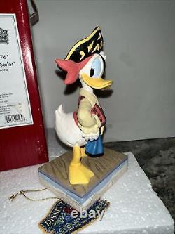 Jim Shore Donald Duck Marin Salé 4056761 Rare Pirate RARE MIB