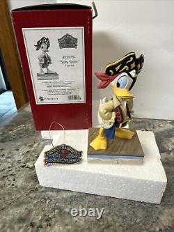 Jim Shore Donald Duck Marin Salé 4056761 Rare Pirate RARE MIB