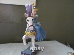 Jim Shore Enesco Disney Traditions Princesse Des Rêves Carrousel Cheval Cendrillon