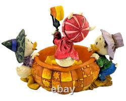 Jim Shore JOUANT DES TOURIS et PARTAGEANT DES GÂTEAUX Disney Traditions Halloween 2006 Boîte