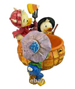 Jim Shore JOUANT DES TOURIS et PARTAGEANT DES GÂTEAUX Disney Traditions Halloween 2006 Boîte