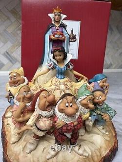 Jim Shore Le Premier Qui A Tout Commencé Blanche-Neige et les Sept Nains NIB