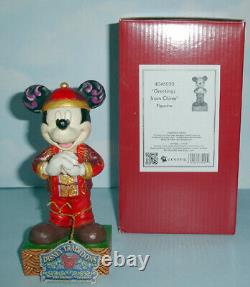 Jim Shore Mickey Mouse Salutations De Chine Disney Traditions 4046050 Enesco Nouveau