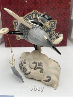 Jim Shore Mickey aviateur noir et blanc Silver Skies 4023572 Disney Traditions