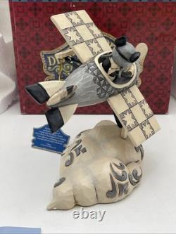Jim Shore Mickey aviateur noir et blanc Silver Skies 4023572 Disney Traditions