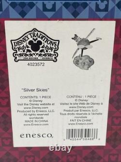 Jim Shore Mickey aviateur noir et blanc Silver Skies 4023572 Disney Traditions