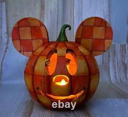 Jim Shore-Par Enesco-Joyeux Halloween-article # 4011044 JOL 6H S'ouvre pour bougie