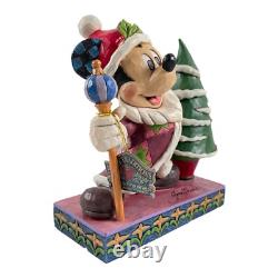 Jim Shore SIGNÉ Disney Traditions Mickey Jolly Ol' St. Mick Enesco Neuf #6002831
