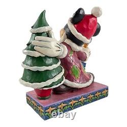 Jim Shore SIGNÉ Disney Traditions Mickey Jolly Ol' St. Mick Enesco Neuf #6002831