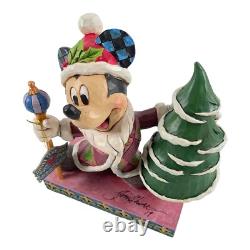 Jim Shore SIGNÉ Disney Traditions Mickey Jolly Ol' St. Mick Enesco Neuf #6002831