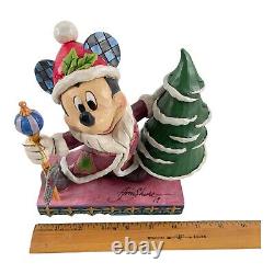 Jim Shore SIGNÉ Disney Traditions Mickey Jolly Ol' St. Mick Enesco Neuf #6002831