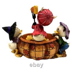 Jim Shore Traditions Disney 4005630 Jouer des tours Partager des friandises Bol à bonbons GUC