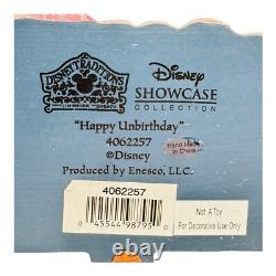 Jim Shore Traditions Disney Alice au pays des merveilles Livre d'histoire Joyeux Non-anniversaire NOUVEAU