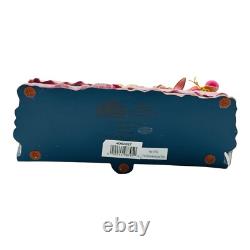 Jim Shore Traditions Disney Alice au pays des merveilles Livre d'histoire Joyeux Non-anniversaire NOUVEAU