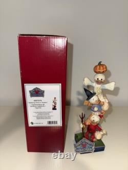 Jim Shore Traditions Disney Huey, Dewey et Louie Halloween Empilés 6007079 Neuf