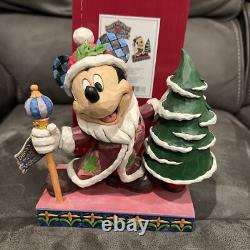 Jim Shore Traditions Disney 'Jolly Ol' St. Mick' Mickey Père Noël 6002831
