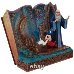 Jim Shore Traditions Disney Livre d'Histoire de Mickey Sorcier