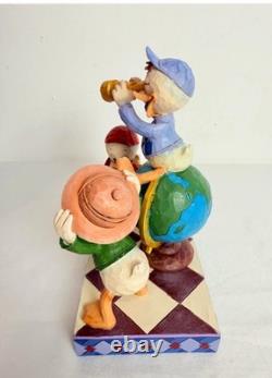 Jim Shore Traditions Disney Neveux Naviguant 6001286 Huey Dewey Louie RARE