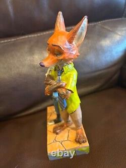 Jim Shore Traditions Disney RARE Zootopia Partenaires dans le Crime