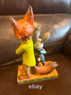 Jim Shore Traditions Disney RARE Zootopia Partenaires dans le Crime