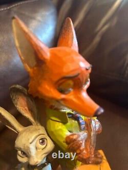 Jim Shore Traditions Disney RARE Zootopia Partenaires dans le Crime
