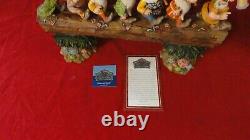 Jim Shore Traditions Disney Retour à la maison - Les Sept Nains sur une bûche 4005434 Avec boîte