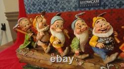 Jim Shore Traditions Disney Retour à la maison - Les Sept Nains sur une bûche 4005434 Avec boîte