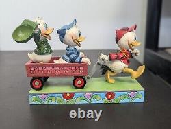 Jim Shore Traditions Disney Voici des ennuis Huey, Dewey et Louie
