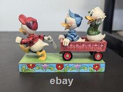 Jim Shore Traditions Disney Voici des ennuis Huey, Dewey et Louie