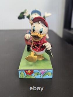 Jim Shore Traditions Disney Voici des ennuis Huey, Dewey et Louie